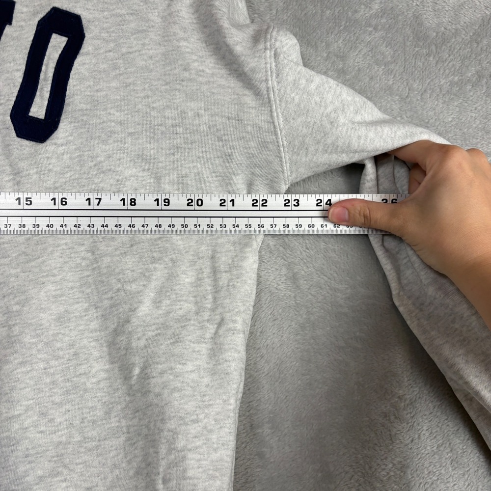 Scotch & Soda Tokyo Graphic Crewneck Sweatshirt Gray Cotton Womens Medium Preppy - Picture 4 of 8